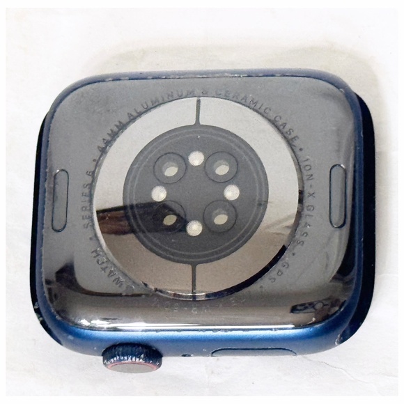 Apple Series 6 Watch Blue Aluminum Case GPS Cellular 44 MM Sport Band EUC - Picture 9 of 13